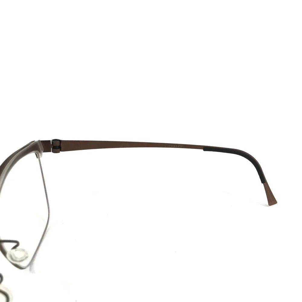 Lindberg Eyeglasses Frames 9812 U12 Matte Brown Square Full Rim 55-15-135